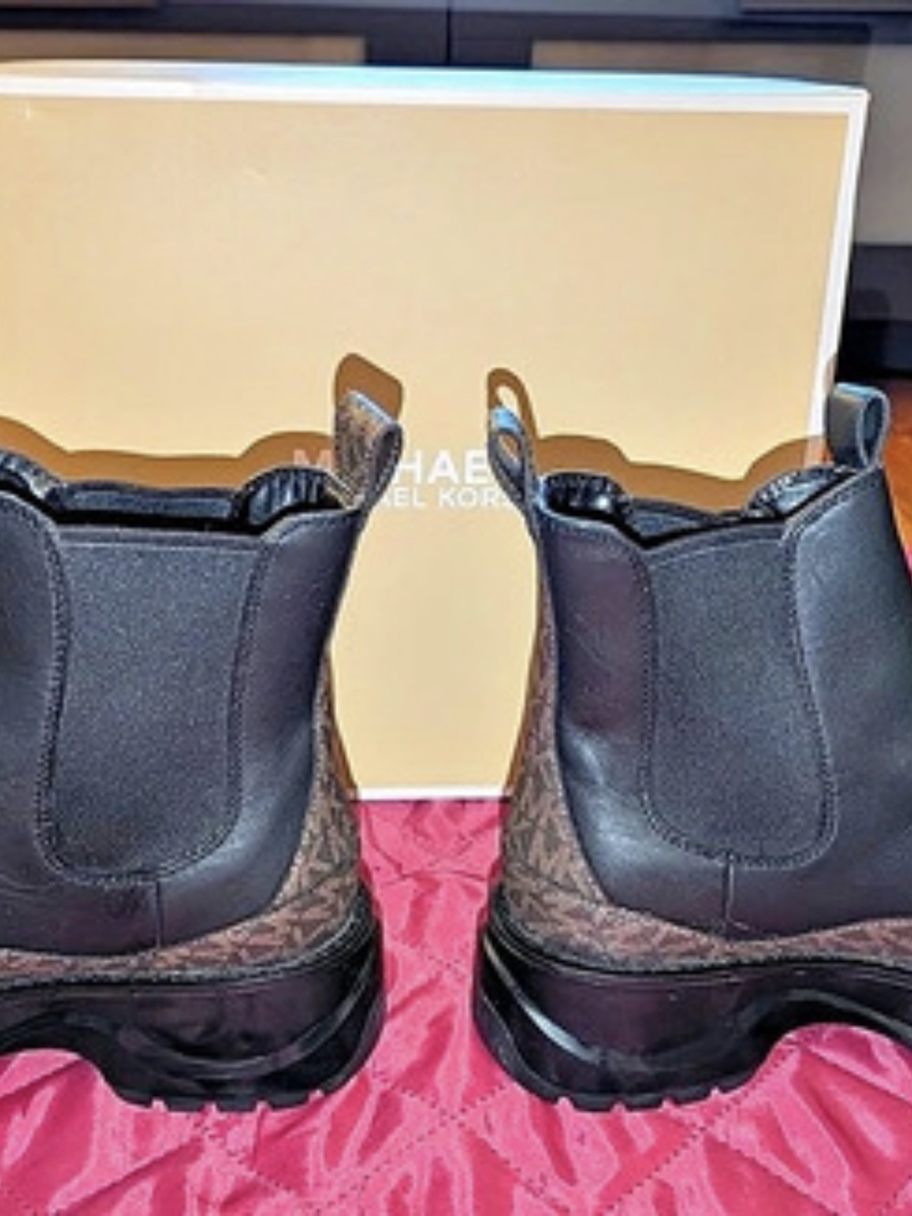 Michael Kors Dupree Bootie Leather Ankle Boots US 7M